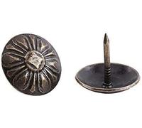 Chiodi per tappezzeria, 100 pezzi vintage tappezzeria, chiodi, viti e elementi di fissaggio chiodi chiodi etichette in metallo bronzo chiodi decorativi for mobili divano porta scarpe(16 * 15mm)