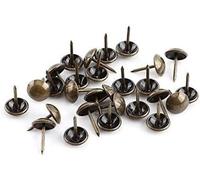 Chiodi per tappezzeria, 100 pezzi vintage tappezzeria, chiodi, viti e elementi di fissaggio chiodi chiodi etichette in metallo bronzo chiodi decorativi for mobili divano porta scarpe(11 * 17mm)