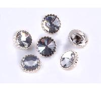 Chiodi per tappezzeria, Bottoni decorativi in resina con strass viola da cucire, 20 pezzi - 12,5 mm, 1/2"