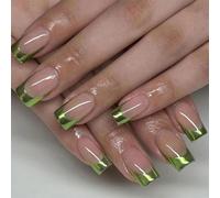 Chiodi quadrati corti Suggerimenti Unghie Finte Colla Su Unghie Incollare Su Unghie Premere Chiodi Artificiali Unghie Finte Per Le Donne E Le Ragazze