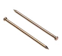 Chiodi Testa Gruppino per Battiscopa (Quantità da 60 pezzi) Zincati Gialli per Appendere Quadri e Lavori di Legno Pavimenti Fai da te Taglie: Lunghezza 50mm Diametro del Chiodo 2.2mm