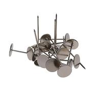 Chiodini per moquette, Chiodi for mobili a testa piatta da 18 mm x 50, tono oro, for testiere di divani for, 80 pezzi(18x50mm)