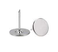 Chiodini Tappezzeria 16mmx20mm a testa piatta chiodi mobili Argentato 100 pz