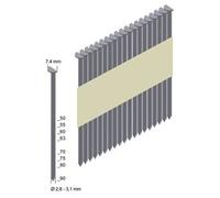 Chiodo a mezza testa tipo PR 63 mm Ø 2,8 mm PR28/63BK