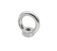 Chiodo a vite a forma triangolare, Dado for occhiello di sollevamento in acciaio inossidabile 304 marino M3-M24 13 pezzi(Round,M10 2PC)