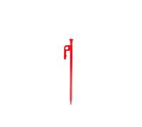 Chiodo da terra ispessito e allungato for esterni, da campeggio, antivento, fisso, for tenda da spiaggia, grande, da campeggio, chiodo in acciaio al carbonio(Red,30cm)