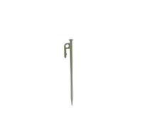 Chiodo da terra ispessito e allungato for esterni, da campeggio, antivento, fisso, for tenda da spiaggia, grande, da campeggio, chiodo in acciaio al carbonio(Green,20cm)