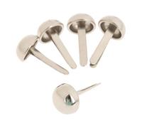 Chiodo decorativo 100 pezzi argento rotondo testa a cupola chiodi for tappezzeria puntine for pollice da disegno decorative for mobili(8x16mm)