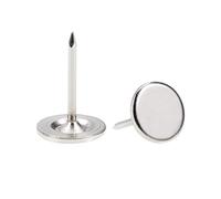 Chiodo decorativo Chiodi for tappezzeria 50 pezzi Puntine da disegno decorative for mobili a testa piatta tono argento 11 mm x 17