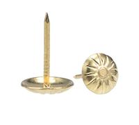 Chiodo decorativo Puntine da disegno for tappezzeria color oro antico, 100 pezzi, diametro della testa di 11 mm, puntine decorative for mobili