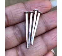 Chiodo in argento puro 999 per chiglia Puja, Vastu, Rahu, Chandi ki, 4 pezzi ...