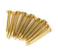 Chiodo in Ottone, 100 Pezzi Chiodo a Testa Tonda Accessori Hardware per Cerniere per Mobili in Ottone 10mm/15mm/18mm/22mm, per Specchietti per Cornici Sospese, Accessori (22 mm