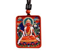 Chiorgone Ciondolo a forma di cinnabro, con simbolo zodiacale del Buddha del cinabro, amuleto dipinto Feng Shui, gioiello di protezione spirituale per uomini e donne., One Size, Cinabro, Non pietra