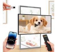 Chiosco digitale per la pubblicità, lettore multimediale, schermo LED commerciale, display HD 1080p, interruttore orizzontale/verticale,per marketing in ristoranti e centri commerciali. 15.6in