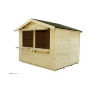 CHIOSCO IN LEGNO DA ESTERNO HABRITA "SYLVA 3024" 315X274X240 CM