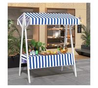 Chiosco mobile portatile del supporto per il carretto dell'esposizione dello spuntino dello street food, ideale per la vendita di piccole imprese