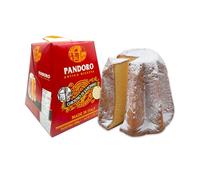 Chiostro di Saronno Pandoro Artigianale Classico 1000 g, Pandoro a Lenta Lievitazione, Pandoro Tradizionale, Antica Ricetta della Tradizione, Ingredienti Genuini, Confezione Scatola Rossa