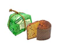 Chiostro di Saronno Panettone Artigianale Classico Senza Glutine 600 g, Panettone a Lenta Lievitazione, Panettone Tradizionale con Scorze d'Arancia e Cedro Canditi e Uvetta, Incartato a Mano
