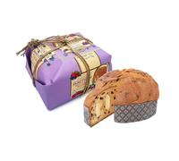 Chiostro di Saronno Panettone Artigianale Mascarpone e Frutti di Bosco 750 g, Lenta Lievitazione, Panettone Farcito con Crema al Mascarpone e Frutti di Bosco, Senza Uvetta, Incartato a Mano