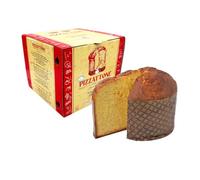 Chiostro di Saronno Pizzattone Panettone Salato Gusto Pizza 750 g, Panettone a Lenta Lievitazione, Panettone alla Pizza con Pomodoro, Mozzarella Julienne e Origano, Confezione Box Pizza Cartone