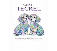 Chiot Teckel: 30 illustrations originales à colorier, Mandala