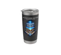 Chip AI -AI Core Edition - Progettazione del progetto del processore neurale Bicchiere termico in acciaio inox doppia parete