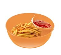 Chip and Dip Serving Tray - Oven Safe Chip and Dip Tray | Chips and Dips Bowls | Anti-Soggy Serving Dishs for Snack | Stackable Bread Dipping Bowls, Cracker Divided Platters, Sauce Dipping Dish