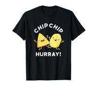 Chip Chip Hurray Funny Chips Giochi di Parole Maglietta