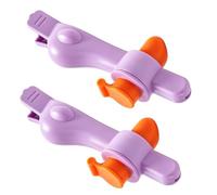 Chip Clip beccucci versatori riutilizzabili per l'organizzazione degli | Clip di tenuta con design, materiale in silicone ABS, dimensioni 14 x 4,8 cm, per dispensa e tubi da