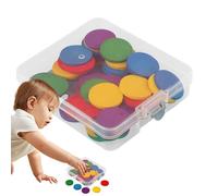 Chip di conteggio dei colori, conteggio dei manipolatori, 50 pezzi Matematica COMTERS Rounds RORE - Forniture di insegnamento scolastico, Giocattolo di sviluppo del cervello per le vacanze di