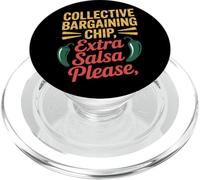 Chip di contrattazione collettiva Extra Salsa Please Labor Day PopSockets PopGrip per MagSafe