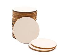 Chip di legno rotondo incompiuto Set Kid Intelligenza Educazione Scuola Forniture Famiglia Rotondo Chip di Legno