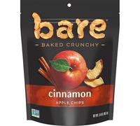 Chip di mela al forno nudo, cannella, sacchetto da 3 once