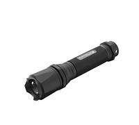 CHIP-FIRE TX2000R - Torcia a LED, 14500, ricaricabile, messa a fuoco, 400 lumen, 185 m, durata 15 ore, con custodia per cintura, cinturino da polso