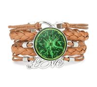 Chip,Fortuna,Anguria,Frutta,Amore,Regolabile,Pelle,Intrecciato,Bracciale Ma