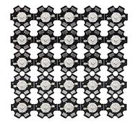 Chip LED 25Pcs, Perline Lampada 3W Chip Diodi Emettitori LED Ad Alta Potenza Per Apparecchi di Illuminazione Fai-da-te(460NM-Blu)