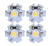 Chip Led Chip Led Alluminio 25Pcs 0.5W 5V Chip Led Sorgente Luminosa Perlina Lampada Led Ad Alta Potenza Con Piastra In Alluminio (Luce naturale)