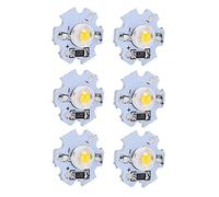Chip Led Chip Led Alluminio 25Pcs 0.5W 5V Chip Led Sorgente Luminosa Perlina Lampada Led Ad Alta Potenza Con Piastra In Alluminio (Bianco caldo)