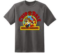Chip N Dale Rescue Rangers Rétro Bambini Cartoon TV Show 80's T Shirt He Man
