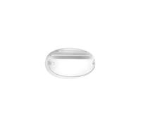 Plafoniera Prisma CHIP ovale con attacco E27 Bianca IP55 005706