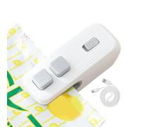 Chip Sealer, Handheld Heat Closer, Rechargeable Food Saver, 1.46x1.26x3.74 Inches Compact Preservation Tool, Portable Sealing Device for Kitchen, Home, Travel, Meal and Meat Storage