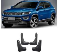 CHIPEL Auto Paraspruzzi per Jeep Compass 2017-2023, Anteriori Posteriori Impermeabile Paraschizzi Guardie Parafanghi Auto Decorativi Accessori
