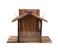 Chipmunk House Box - Alimentatori In Legno Per Scoiattoli | Casa Di Alimentazione Per Scoiattoli, Mangiatoia Per Scoiattoli All'aperto Casa Di Alimentazione Inverno, Grande Scatola Di Alimentazione E
