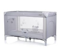 Chipolino Capri travel cot, ingresso laterale, navicella, navicella, grande tasca laterale, colorazione:grigio grigio grigio chiaro