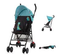Chipolino carrozzina Amaya capottina parasole regolabile, pieghevole, cestino, colorazione:turchese