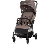 Chipolino carrozzina Illusion pieghevole, poggiapiedi regolabile sospensione, colorazione:marrone