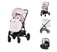 Chipolino carrozzina Ultera 2 in 1 seggiolino auto piedino copertura cestino, colorazione:beige