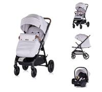 Chipolino carrozzina Ultera 2 in 1 seggiolino auto piedino copertura cestino, colorazione:grigio chiaro