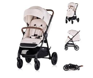 Chipolino carrozzina Ultera buggy cesto pieghevole sospensione, imbracatura, colori:tintarella