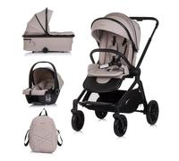 Chipolino Magnum 3 in 1 passeggino culla seggiolino sportivo sedile auto i-Size, colorazione:beige